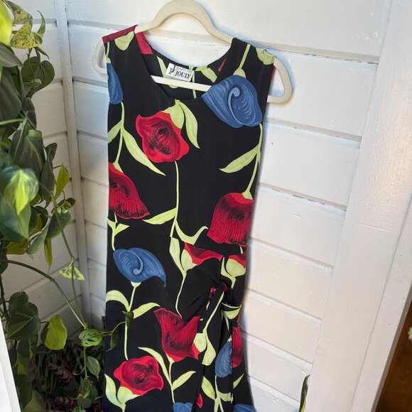 Jouly Fashion Floral Iris Dress - Picture 1 of 7